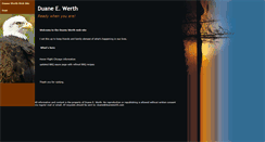Desktop Screenshot of duanewerth.com
