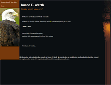 Tablet Screenshot of duanewerth.com